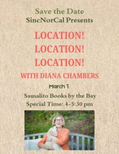 Location! Location! Location! with Diana Chambers @ Books by the Bay